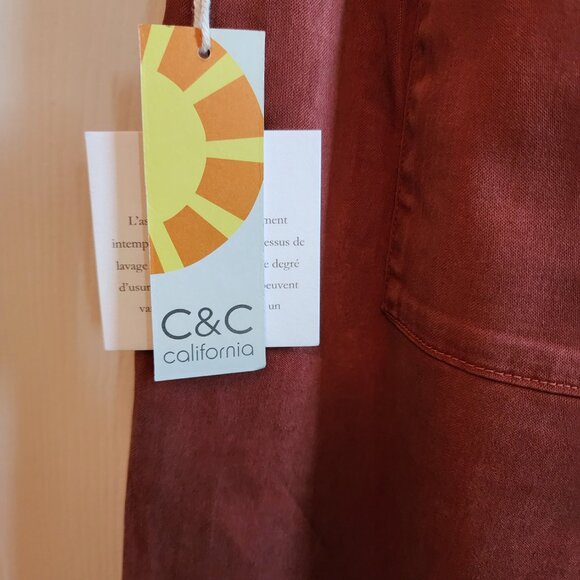 C & C California Wide leg pants  Size  Large - Picture 3 of 7
